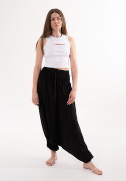 Штани-шаровари Алладіни (Афгані) з матнею Black RAO WEAR унісекс OneSize чорний rw405ACBlk фото