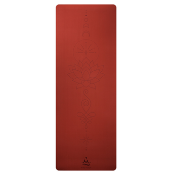 Килимок для йоги каучуковий Vikram Celestial Unalome Red Canyon RAO 183x68x0.5 см