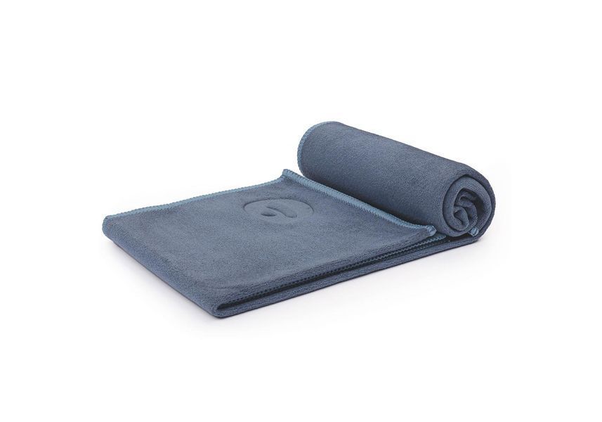 Полотенце для йоги Flow Towel Small Bodhi 68x40 см темно-синее 898mb фото
