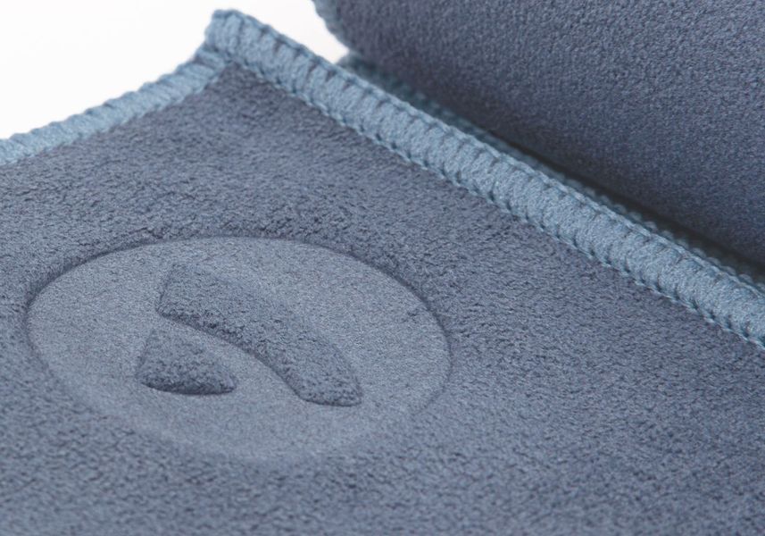 Полотенце для йоги Flow Towel Small Bodhi 68x40 см темно-синее 898mb фото