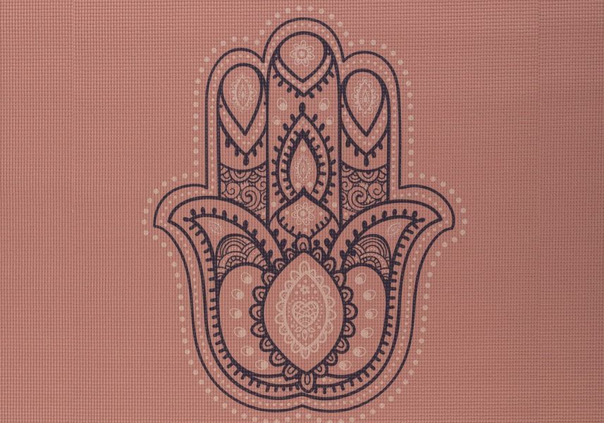 Коврик для йоги Bodhi Leela Hamsa Rose Tan 183x60x0.45 см 896rthh фото