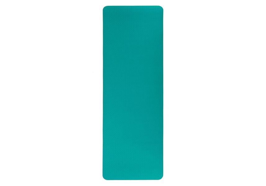 Коврик для йоги TPE Flow Bodhi 183x60x0.5 см петроль/антрацит 887PTR фото