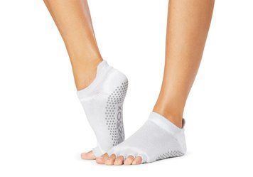 Шкарпетки для йоги ToeSox Half Toe Low Rise Grip Saltwater Stripe Tie Dye S (36-38.5) 840271408057 фото
