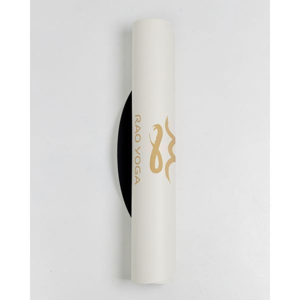 Rubber Yoga Mat Vimal Oval White RAO 183&times;68&times;0.5 cm