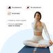 Коврик для йоги Bodhi Leela Lunalign &mdash; Фазы Луны Midnight Blue 183x60x0.45 см 896dbmo фото 11