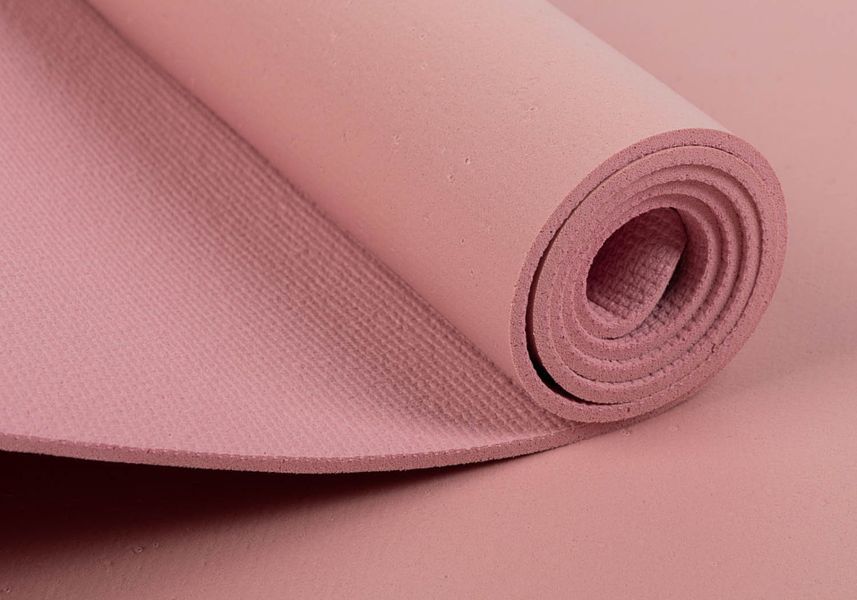 Килимок для йоги Bodhi Rishikesh Premium 60 рожевий 183x60x0.45 см 680RO фото