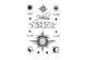 Временное переводное тату Космические узоры Tattooshka 60x105 мм tt-8635 фото 1