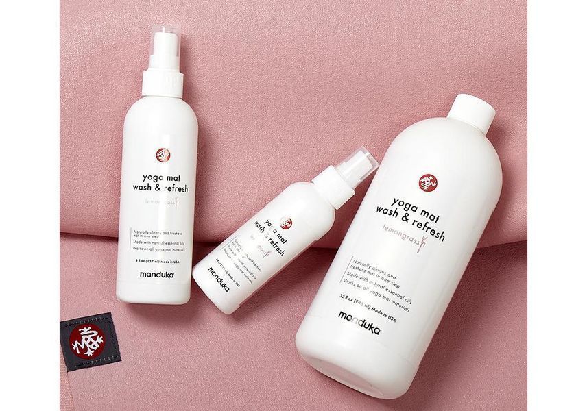 Універсальний спрей для йога-килимка Manduka Wash & Refresh Lemongrass 118 мл 56806A000 фото