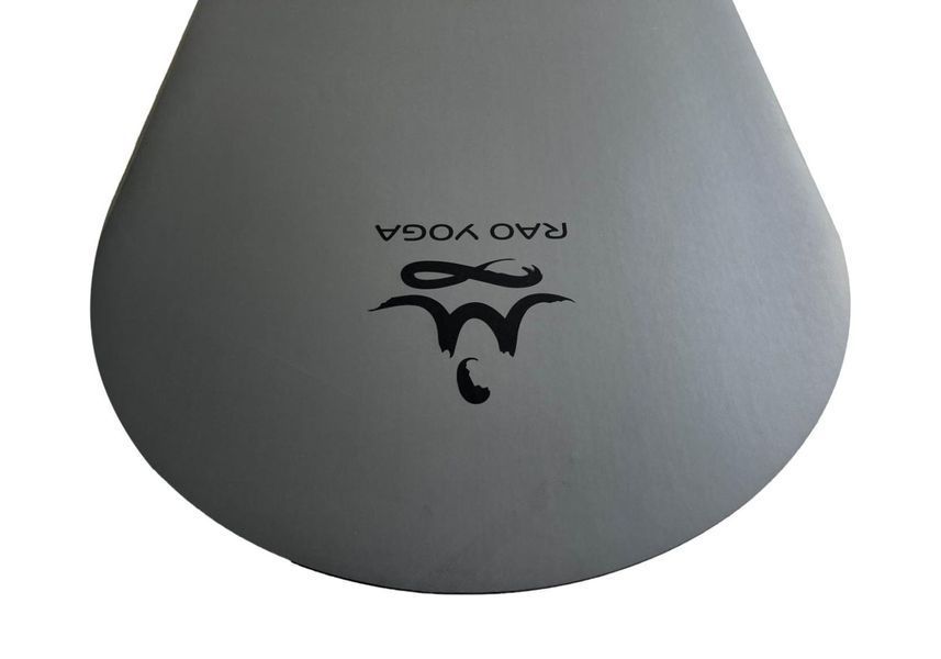 Коврик для йоги каучуковый Vimal Oval Anthracite RAO 183&times;68&times;0.5 см rao103VOan5 фото