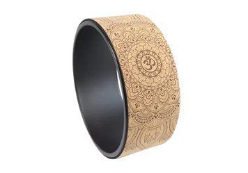 Колесо для йоги Mandala OM Amber пробковое бежевый 32x13 см ar222Wnt фото