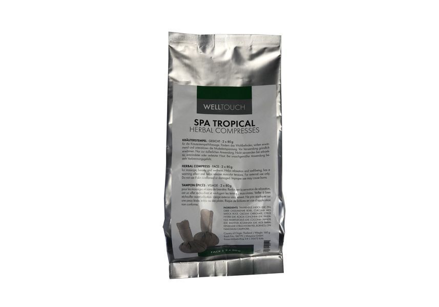Тайський трав'яний мішечок для масажу WellTouch Tropical Spa Bodhi 2 шт. kss фото
