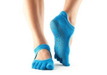 Носки для йоги ToeSox Full Toe Bellarina Grip Sky M (39-42.5) 812035025947 фото
