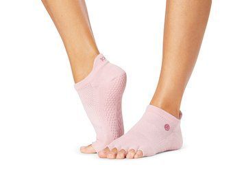 Носки для йоги ToeSox Half Toe Low Rise Grip Happy S (36-38.5) 840271408033 фото