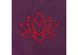 Йога-покрывало (флисовый плед) Asana Lotus Bodhi сливовый 200х140 см 991pl фото 3