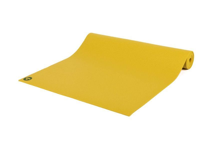 Килимок для йоги Bodhi Rishikesh Premium 60 XL гірчичний 200x60x0.45 см 682MU фото