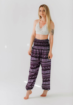 Східні штани з широкою резинкою Elephant Maroon RAO WEAR унісекс One Size зріст 155-165 см rw401WBEmr1 фото
