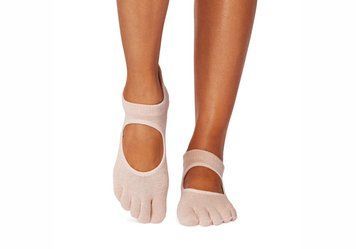 Носки для йоги ToeSox Full Toe Bellarina Grip Mellow S (36-38.5) 840271478975 фото