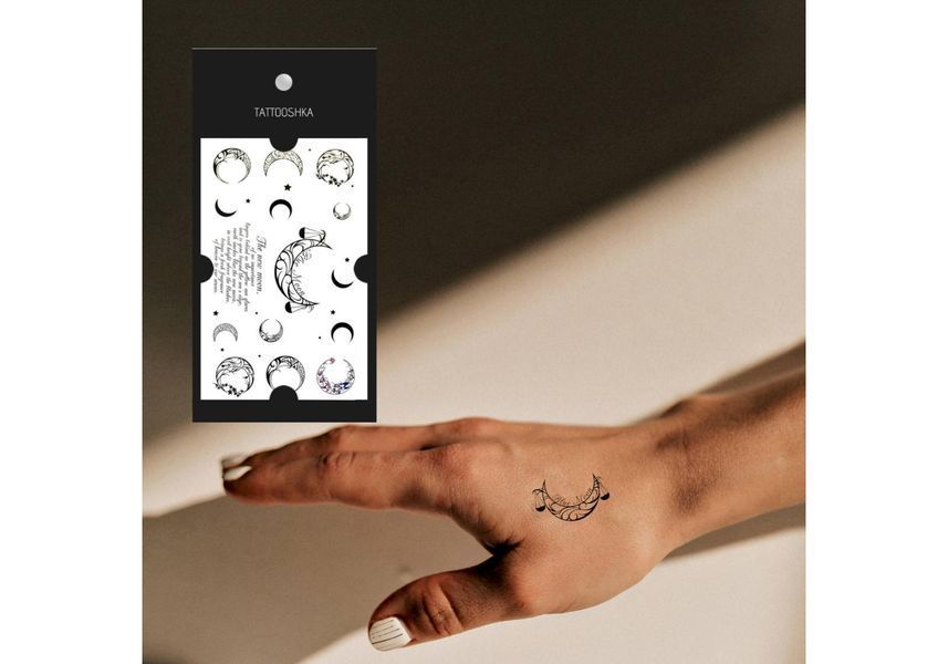 Тимчасове тату Зоряний мікс набір Tattooshka 60x105 мм tt-8612 фото
