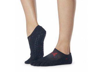 Носки для йоги ToeSox Full Toe Low Rise Confetti Minnie S (36-38.5) 841090158239 фото
