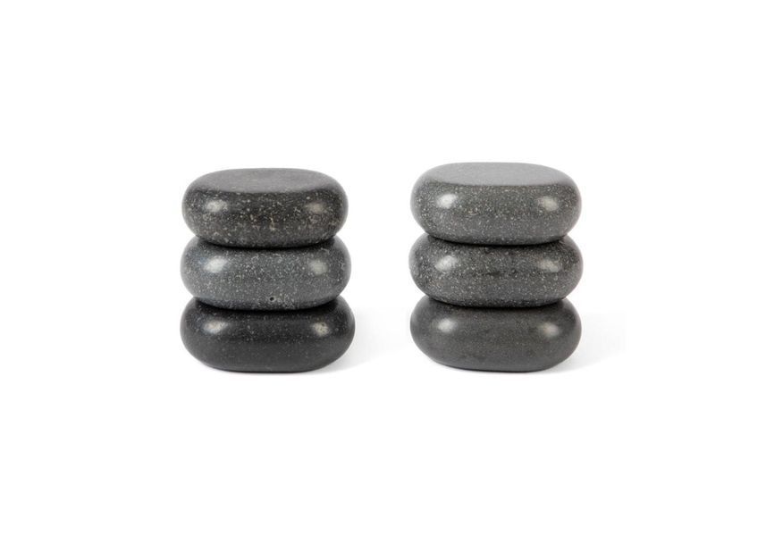 Набор базальтовых камней для стоун-терапии Welltouch Hot Stone 18 шт Bodhi с бархатным мешочком SPHS18 фото