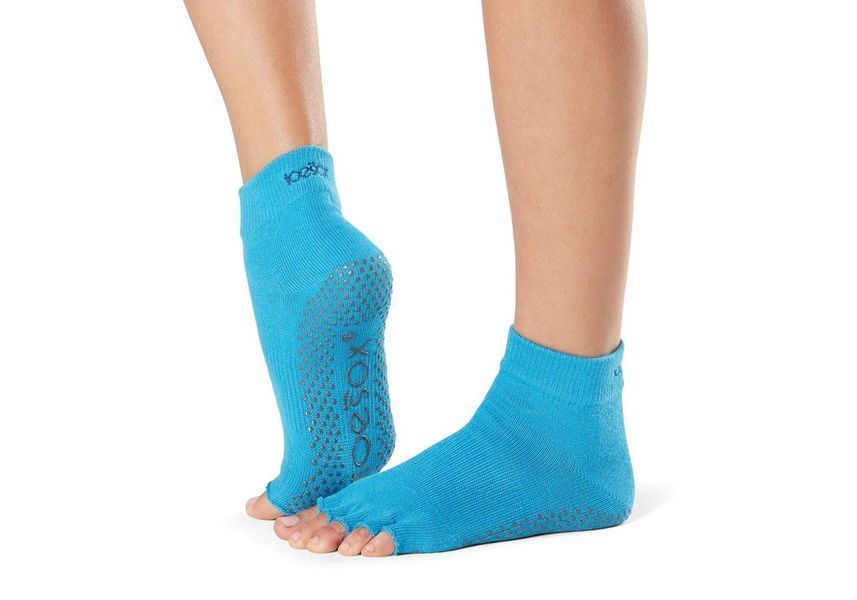 Носки для йоги ToeSox Half Toe Ankle Grip Skydiver M (39-42.5) 811105021353 фото