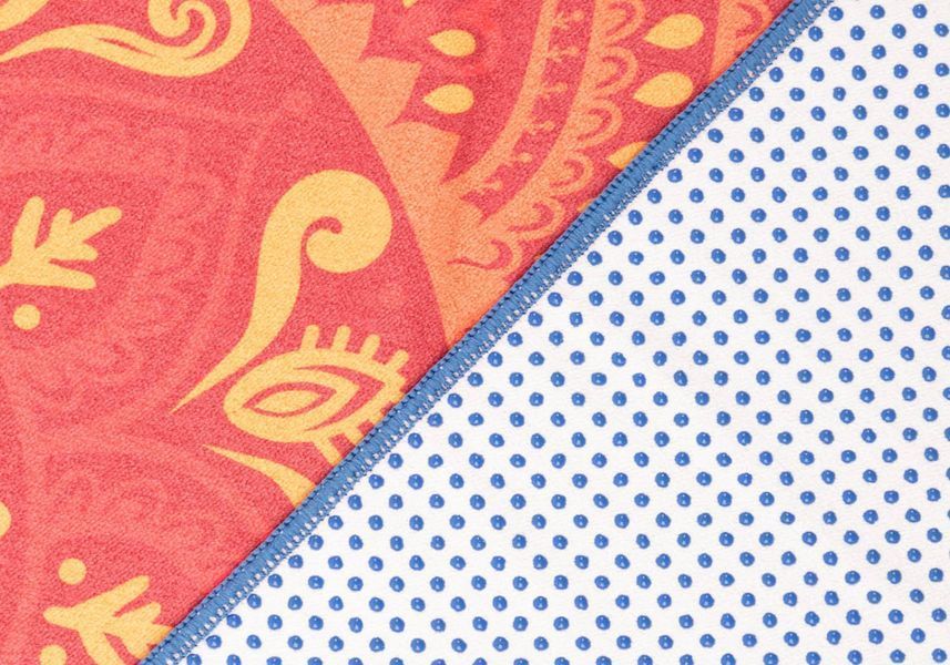 Рушник для йоги Mandalas Red від Bodhi 183x61 см ar302Nvl фото