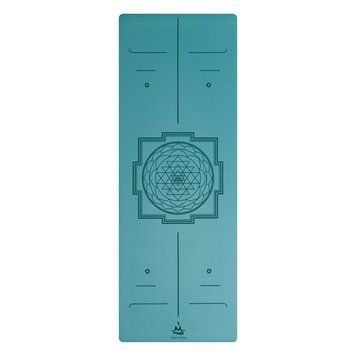 Килимок для йоги каучуковий Vimal Yantra Mint Teal RAO 185&times;68&times;0.4 см rao103VYmt4 фото