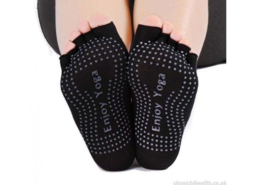 Носки для йоги нескользящие Samantha BD RAO черные (34-40) rao220SmBDblk фото
