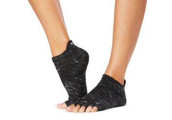 Носки для йоги ToeSox Half Toe Low Rise Grip Black Space Dye M (39-42.5) 840271408101 фото