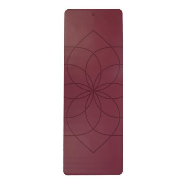 Килимок для йоги Bodhi Phoenix Travel Living Flower (ягідний) 185&times;66&times;0.2 см 633PLF фото
