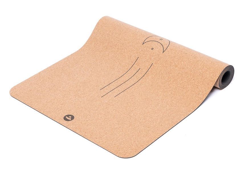 Cork Yoga Mat Luna Bodhi185x66x0.4 cm