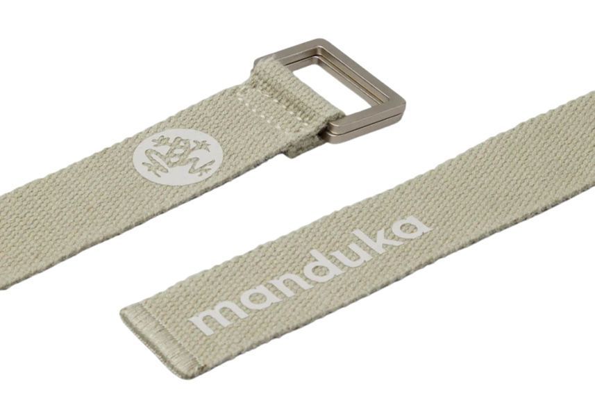 Ремінь для йоги Manduka Unfold Yoga Strap Birch 243x3.2 см 416018749 фото
