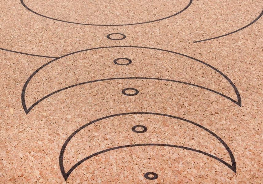 Cork Yoga Mat Luna Bodhi185x66x0.4 cm