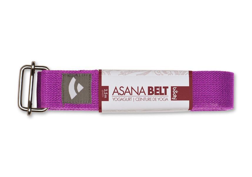 Ремень для йоги Asana Belt от Bodhi фиолетовый 250x3.8 см 910sl фото