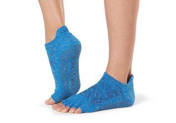 Шкарпетки для йоги та пілатесу ToeSox Half Toe Low Rise Grip Lapis M (39-42.5) 83001004 фото