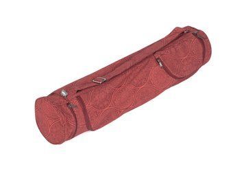 Сумка-чехол для йоги Asana Bag Cotton Mayuri Maharaja Collection Bodhi 60 см темно-красный 541MR фото