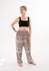 Свободные штаны-шаровары Ethno-Rose Ecru RAO WEAR унисекc OneSize рост 155-165 см бежевый rw403LERec1 фото 1