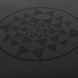 Килимок для йоги Bodhi Phoenix Travel Alignment-Yantra (чорний) 185x66x0.2см 633SA фото 5