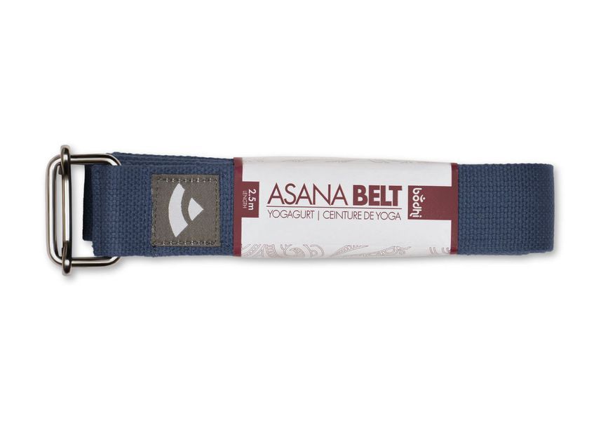 Ремень для йоги Asana Belt от Bodhi темно-синий 250x3.8 см 910db фото