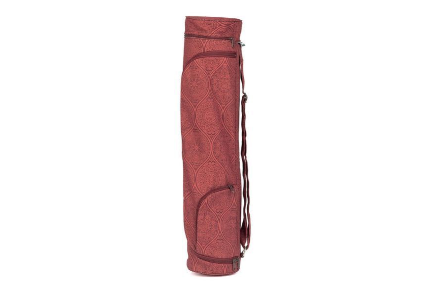 Сумка-чехол для йоги Asana Bag Cotton Mayuri Maharaja Collection Bodhi 60 см темно-красный 541MR фото