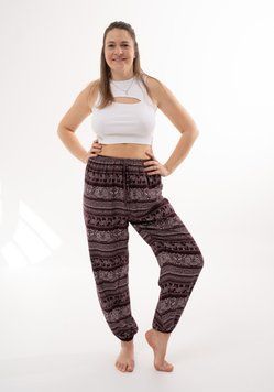 Вільні штани-шаровари Elephant Maroon RAO WEAR унісекс One Size зріст 165-175 см бордовий rw403LElmr2 фото