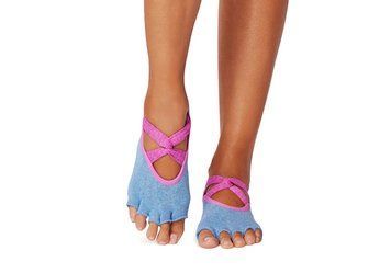 Носки для йоги ToeSox Half Toe Ivy Grip Energy S (36-38.5) 840271479668 фото