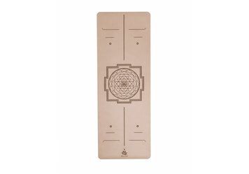 Килимок для йоги каучуковий Vimal Yantra Taupe RAO 183&times;68&times;0.5 см rao103VYt5 фото