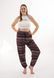 Вільні штани-шаровари Elephant Maroon RAO WEAR унісекс One Size зріст 165-175 см бордовий rw403LElmr2 фото 1