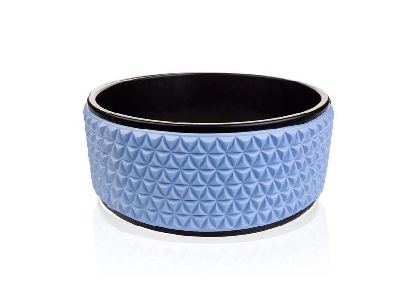 Yoga and fitness massage wheel Spokey Leda 33 x 13 cm blue-black