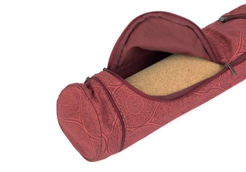 Asana Bag Cotton Maharaja Collection Bodhi 70 cm yoga pouch dark red