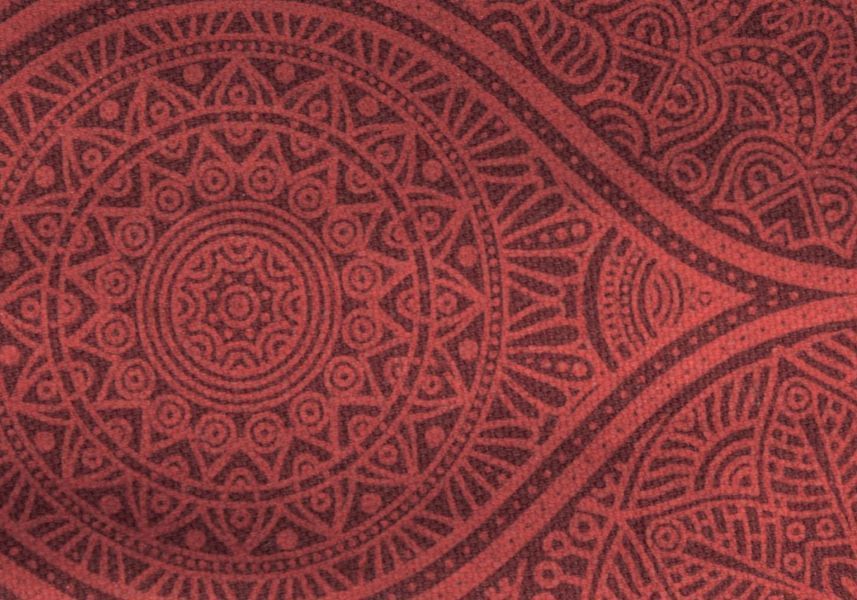 Asana Bag Cotton Maharaja Collection Bodhi 70 cm yoga pouch dark red