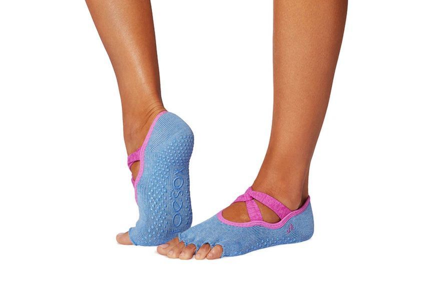 Носки для йоги ToeSox Half Toe Ivy Grip Energy S (36-38.5) 840271479668 фото