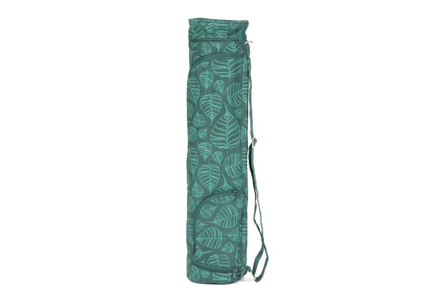 Сумка-чохол для йоги Asana Bag Cotton Bodhi Leaves Maharaja Collection Bodhi 60 см темно-зелений 541LG фото
