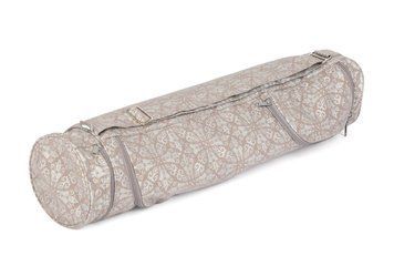 Сумка-чехол для йоги Asana Bag Cotton Raja Maharaja Collection Bodhi 60 см тауп/серебряный 541AT фото